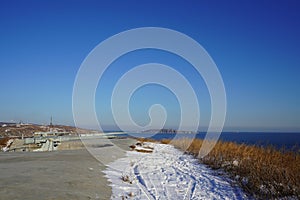 Sea landscape. Vladivostok, Russia