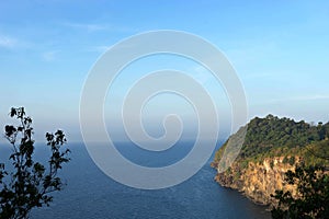 Sea lanscape from view point