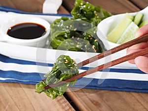 Sea lettuce Salad â€“ Ensalada de lechuga de mar