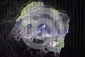 Sea Lion Cave views, tourist attraction, Pacific Ocean Coast Florence Oregon