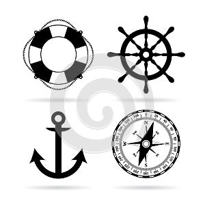 Sea maritime icon photo