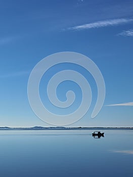 Sea in menidi city blue sky aitoloakarnania perfecture greece