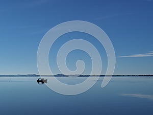 Sea in menidi city blue sky aitoloakarnania perfecture greece