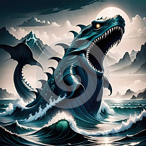 sea Monsters, AI-generatet