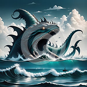 sea Monsters, AI-generatet