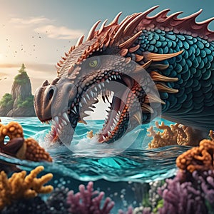 sea Monsters, AI-generatet