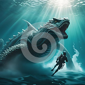 sea Monsters, AI-generatet