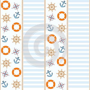 Sea and nautical background