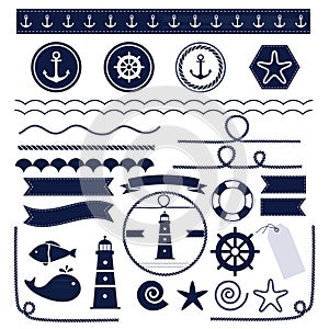 Sea and nautical elements photo