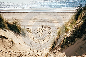 Sea netherlands sand lighthouse