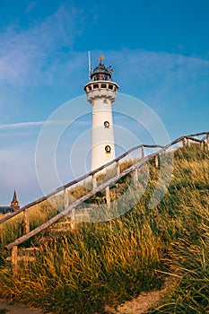 Sea netherlands sand lighthouse
