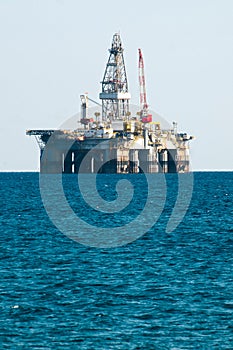 Sea Oil Rig Drilling Platform