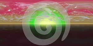 Sea panorama, HDRI, environment map