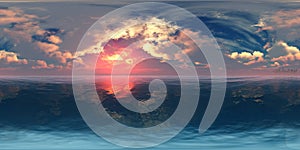 Sea panorama, HDRI, environment map