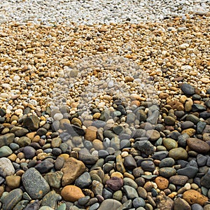 Sea pebble background