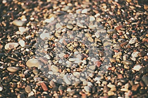 Sea pebble background