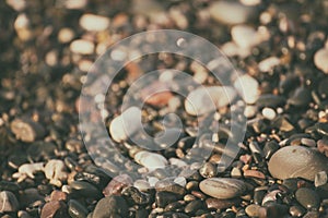 Sea pebble background