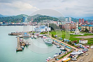 Sea port of Batumi, Georgia