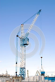 Sea port crane