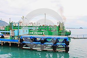 Sea port of seatran ferry terminal a pier koh samui,surat thani