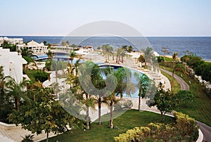 Sea resort park. Egypt