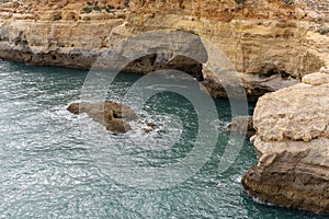 Sea rock arch in Portugal