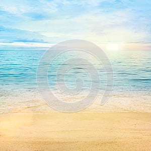 Sea and sand background