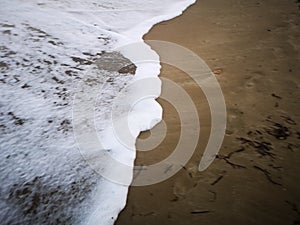 Sea and sand textures background