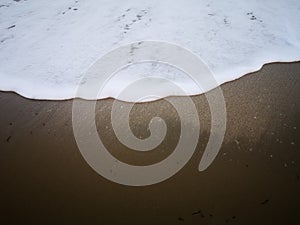 Sea and sand textures background