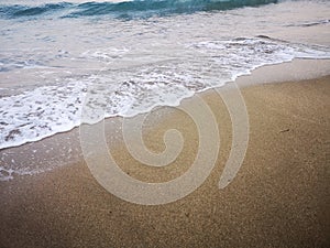 Sea and sand textures background