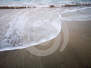 Sea and sand textures background