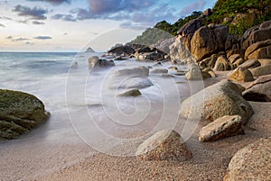 Sea scape of koh tao island most popular traveling destination i