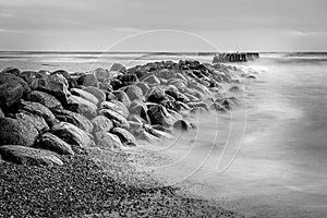 Sea scape with rocks