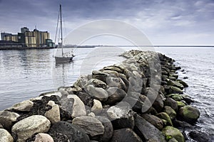 Sea scape from Ystad Sweden