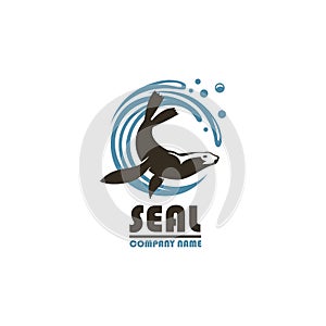 Sea seal emblem