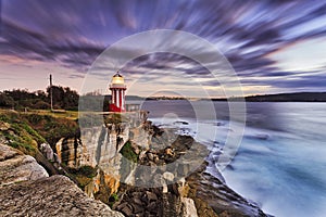 Sea SHead Lighhouse Cliff Rise