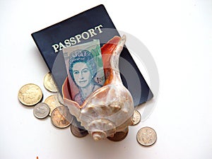 Sea Shell Bermuda Currency and Passport