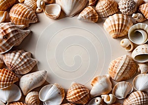 Sea shells frame