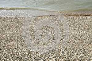 Sea and shingle beach