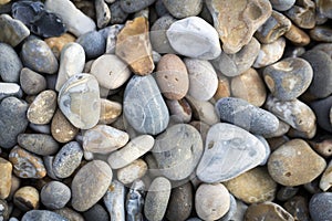 Sea shore pebbles