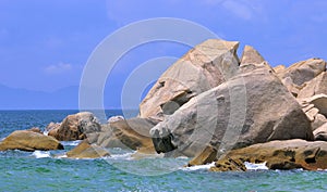 Sea shore rock