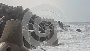 Sea shore. Seascape. Sozopol. Bulgaria.