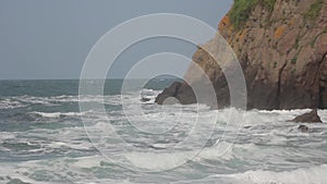 Sea shore. Seascape. Sozopol. Bulgaria.