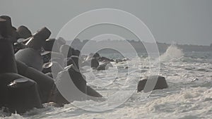 Sea shore. Seascape. Sozopol. Bulgaria.