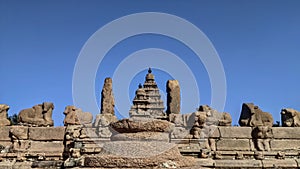 Sea shore shiva temple of mahabalipuram