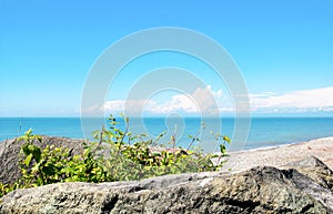 Sea shore and stones