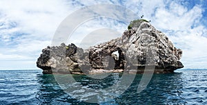 Sea sky cloud and islands