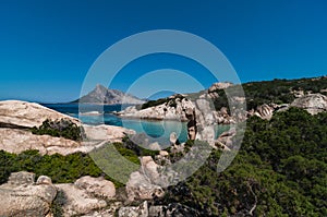 The sea in spiaggia delle vacche sardinia