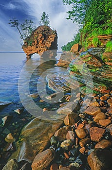 Sea Stack Apostle Islands National Lakeshore