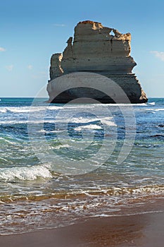 Sea stack at Gibsons Steps, Twelve Apostles, Port Campbell, Victoria, Australia